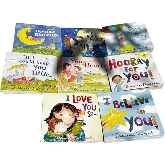 Lot Of 8 Board Books By Marianne Richmond Baby Toddler Kid Bedtime Stories - Picture 5 of 16